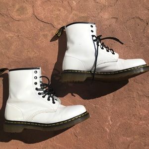 White Dr. Martens